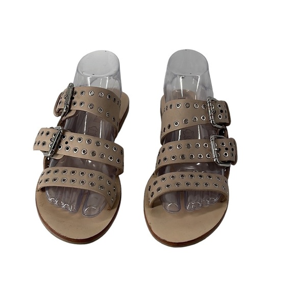 SOL SANA leather sandal slip on slide
Foster Eyelet Ecru sz 7 - Picture 2 of 13